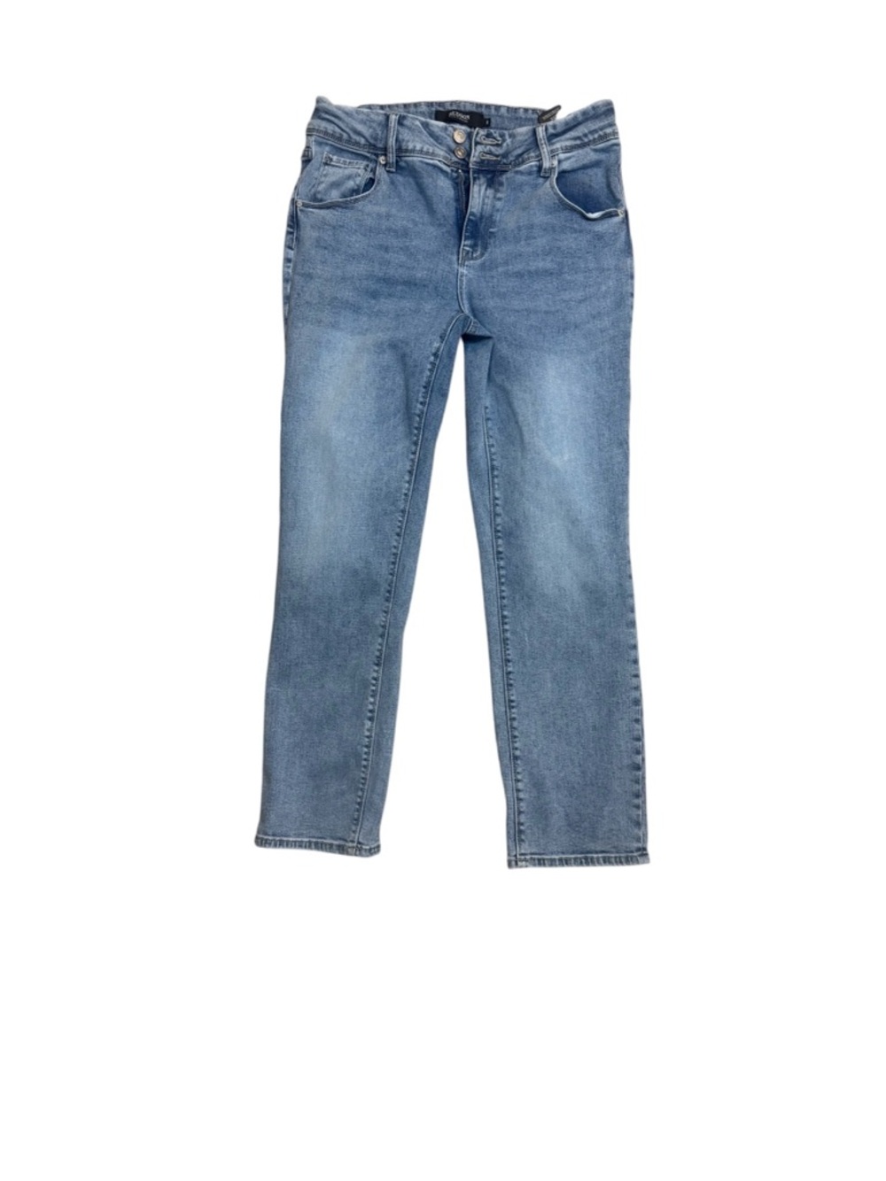 Hudson Jeans Size 8 Blue Mid Rise Straight Leg Denim Light Wash